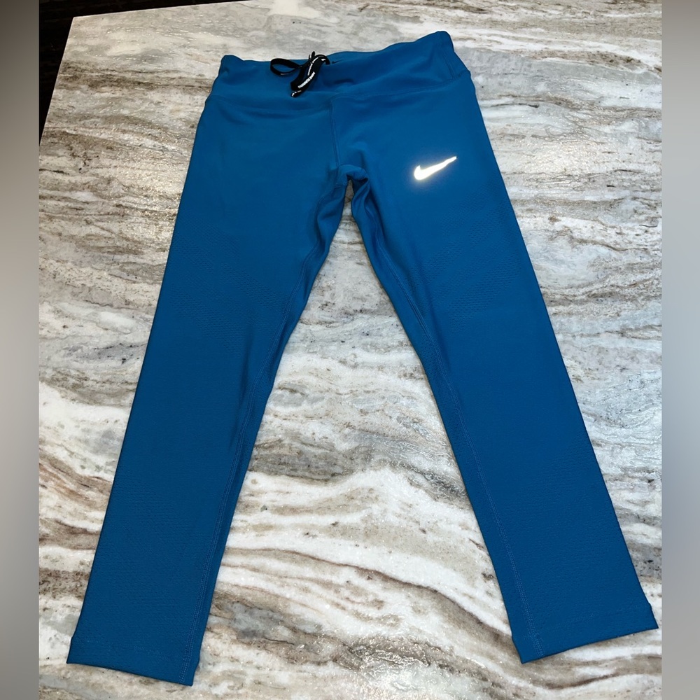 ✨Nike Running Dri-Fit Blue Leggings Sz S